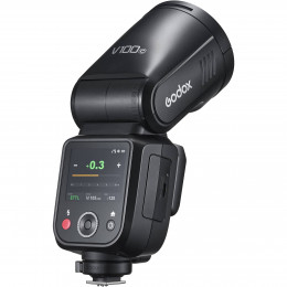 Вспышка накамерная Godox V100C TTL с круглой головкой для Canon