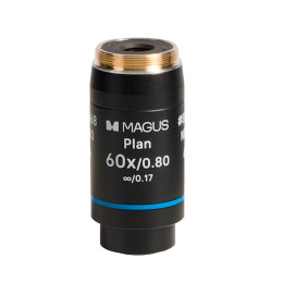 Объектив MAGUS 60PL60 Plan 60х/0,80 ∞/0,17 H60 мм