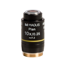 Объектив MAGUS 10PL60V Plan 10х/0,25 ∞/1,2 H60 мм