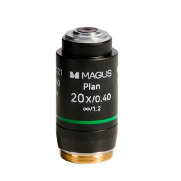 Объектив MAGUS 20PL60V Plan 20х/0,40 ∞/1,2 H60 мм