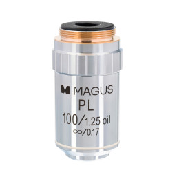 Объектив MAGUS MP100 OIL 100х/1,25 ми Plan ∞/0,17