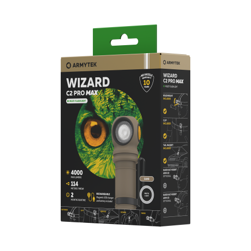 Armytek Wizard C2 Pro Max White (Sand)