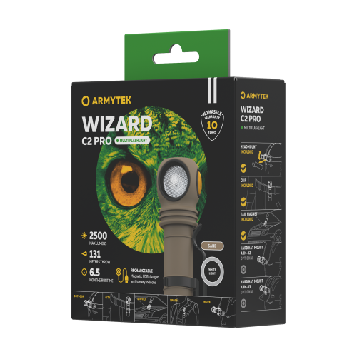 Armytek Wizard C2 Pro White (Sand)