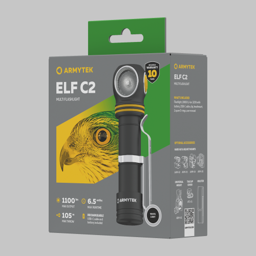Armytek Elf C2 USB-C  White