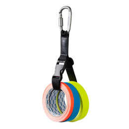 Держатель KUPO GT-2540BK GAFFER TAPE HOLDER STRAP с карабином черный