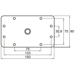Кронштейн KUPO KS-047 5/8(16MM) BABY RECEIVER PLATE