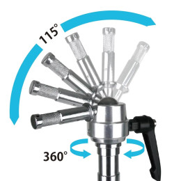 Держатель шарнирный KUPO KCP-246 SUPER GRIP ARM с удлинителем BABY STEEL