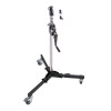 Стойка с редукторной колонной KUPO 382MH LOW BASE WIND-UP STAND на колесах