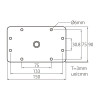 Кронштейн KUPO KS-043 RIGHT ANGLE BABY WALL PLATE