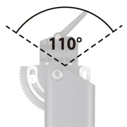 Головка KUPO KCP-646 HEAVY DUTY TILT HEAD W/ CRANK HANDLE наклонная для паразонта