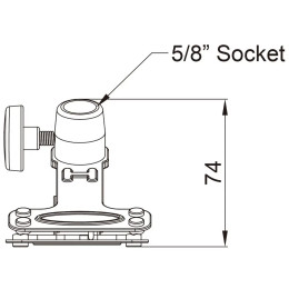 Зажим KUPO KCP-350 MINI ALI CLAMP