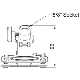 Зажим KUPO KCP-360B ALI CLAMP