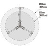 База на колесах KUPO 340 ROLLER STAND BASE
