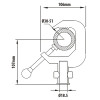 Зажим KUPO C-05 ALUMINUM ALLOY CLAMP
