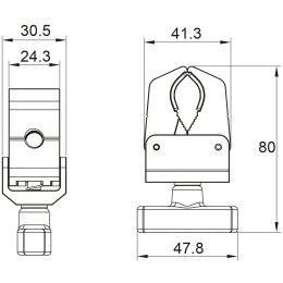 Зажим KUPO KCP-730B SUPER CLAW CLAMP