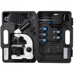 Микроскоп Bresser Junior Biolux SEL 40–1600x, белый, в кейсе