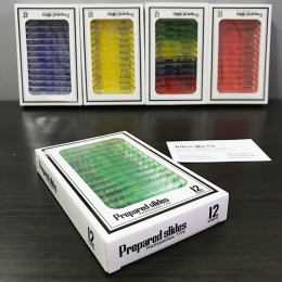 Растения и овощи (№2) — набор образцов для микроскопа (12 шт)