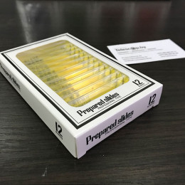 Цветы и фрукты (№3) — набор образцов для микроскопа (12 шт)