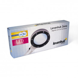 Лупа Levenhuk Zeno 400, 2/4x, 88/21 мм, 2 LED, металл
