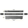Матричный коммутатор AVMATRIX MSS0811 компактный 3G-SDI 8x8