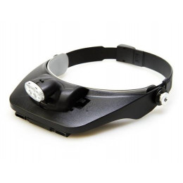 Лупа 81001-3Led (лупа налобная с подсветкой)