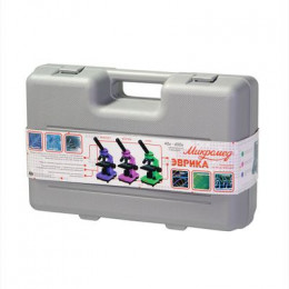 Микроскоп Эврика 40х-400х Аметист (в кейсе)