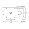 Кронштейн KUPO KS-044 9 BABY WALL PLATE
