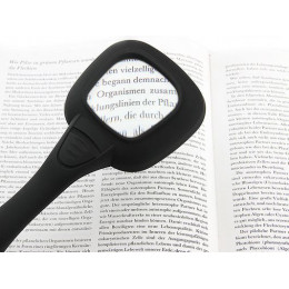 Лупа 600558 (диам.65мм, 3х, с LED подсветкой, 6 светодиодов)