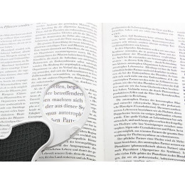 Лупа 6901 (брелок, диам.45мм, 4х, LED подсветка)