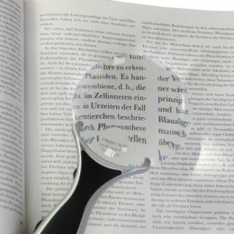 Лупа 789-90 (диам. 90мм, 3х/6х, с LED подсветкой, в футляре)