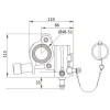 Зажим KUPO KCP-844 TV COUPLER SILVER