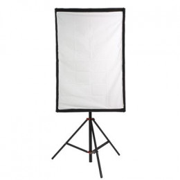 Софтбокс SBQ-80120 BW для галог.осв. с сотами