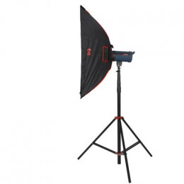 Софтбокс SBQ-80100 BW для галог.осв. с сотами