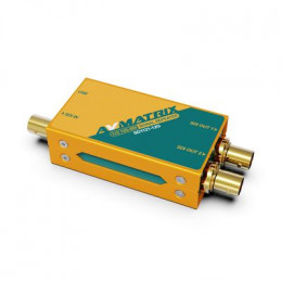 Усилитель-распределитель AVMATRIX SD1121-12G 1x2 12G-SDI с восстановлением тактовой частоты