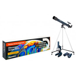 Набор Levenhuk Discovery Scope 3 с книгой