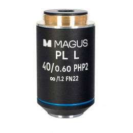 Объектив MAGUS 40HP 40х/0,60 Plan L фазовый PHP2 ∞/1,2 WD 3,5 мм