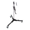 Стойка с редукторной колонной KUPO 382MH LOW BASE WIND-UP STAND на колесах