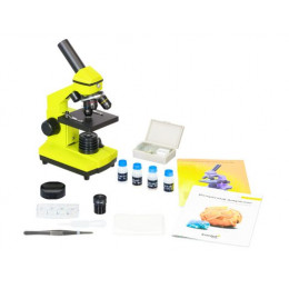 Микроскоп Levenhuk 2L PLUS (Лайм)