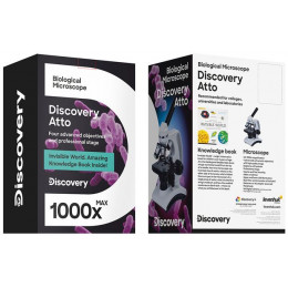 Микроскоп цифровой Levenhuk Discovery Atto Polar с книгой