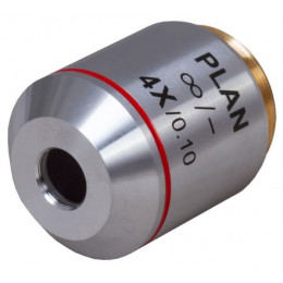 Объектив планахроматический Levenhuk MED 4x/беск