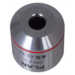 Объектив планахроматический Levenhuk MED 4x/беск