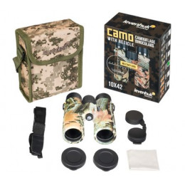 Бинокль Levenhuk Camo Rind 10x42 с сеткой