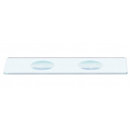 Стекла предметные с двумя лунками Levenhuk G50 2H, 50 шт.