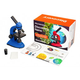 Микроскоп Levenhuk Discovery Nano Gravity с книгой