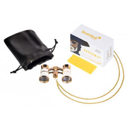 Театральный бинокль Levenhuk Broadway 325B, белый