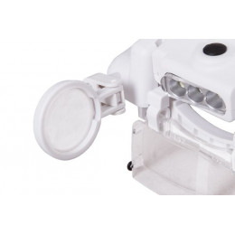 Лупа налобная с аккумулятором Levenhuk Zeno Vizor HR2