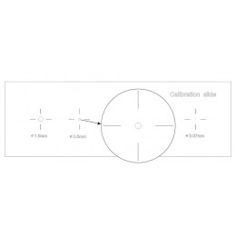 Слайд калибровочный MAGUS CS5 (XY0,01/0,07/0,15/0,6/1,5)