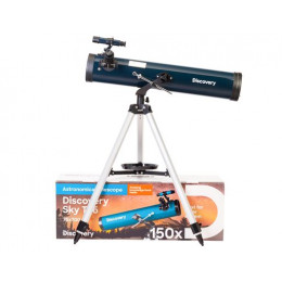 Телескоп Levenhuk Discovery Sky T76 с книгой