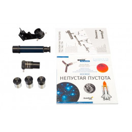 Телескоп Levenhuk Discovery Sky T76 с книгой