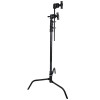 Стойка со штангой KUPO CT-20MKB MASTER C-STAND TURTLE BASE GRIP ARM